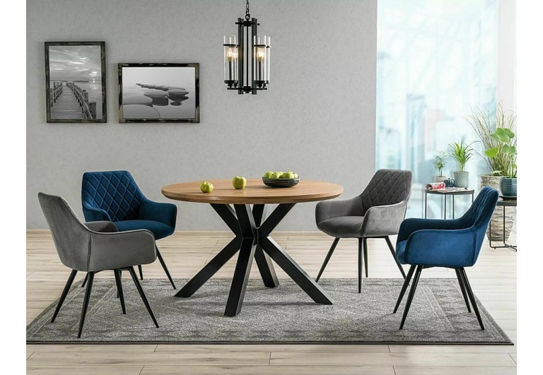 Krzesło Linea Velvet Szare