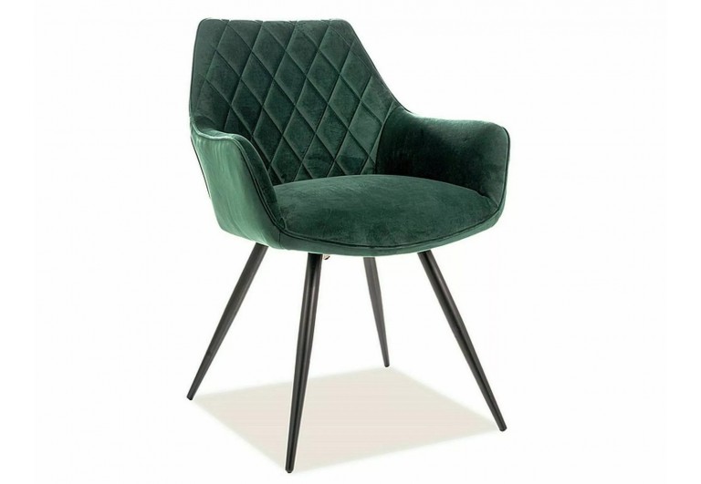 Krzesło Linea Velvet Zielone