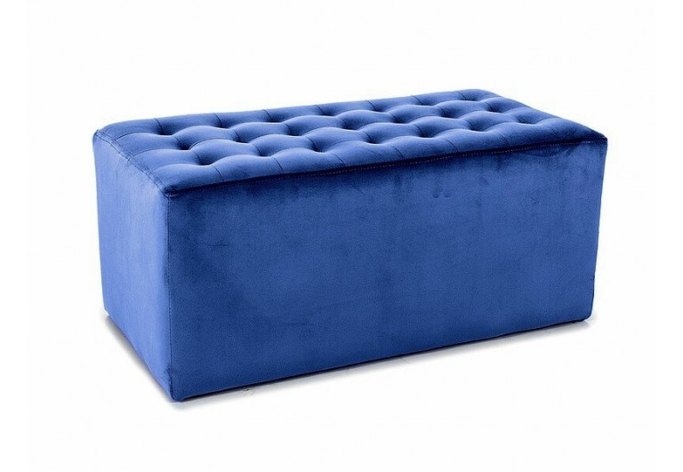 Pufa prostokątna Lori 2 Velvet Granatowy