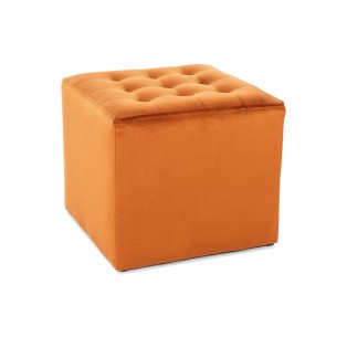 Pufa kwadratowa Lori Velvet Cynamonowa