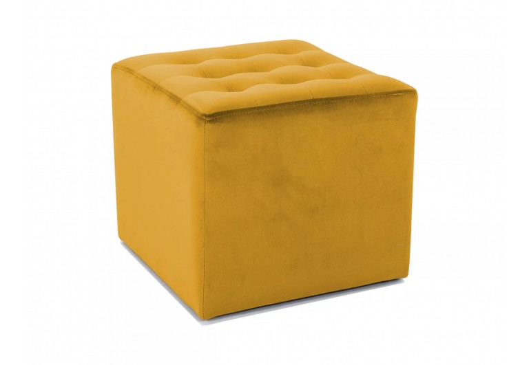 Pufa kwadratowa Lori Velvet Curry