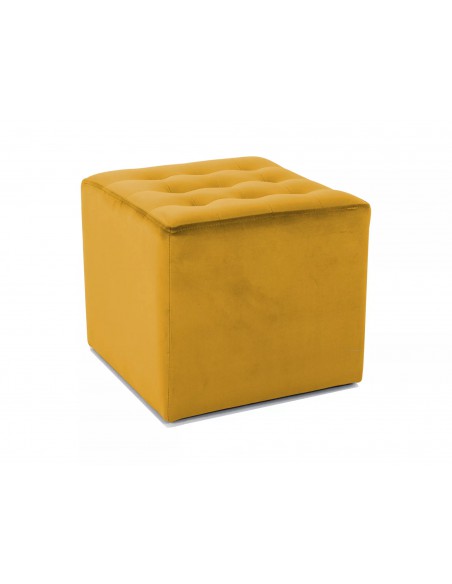 Pufa kwadratowa Lori Velvet Curry