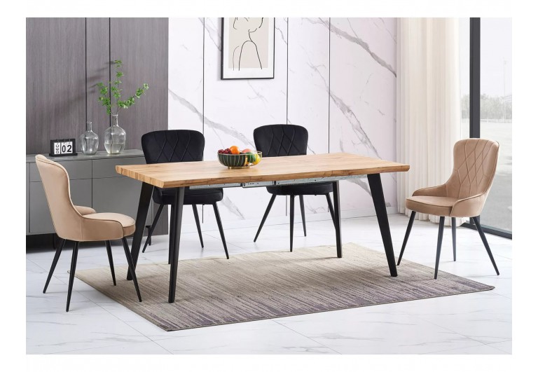 Krzesło Lotus Velvet Beżowe