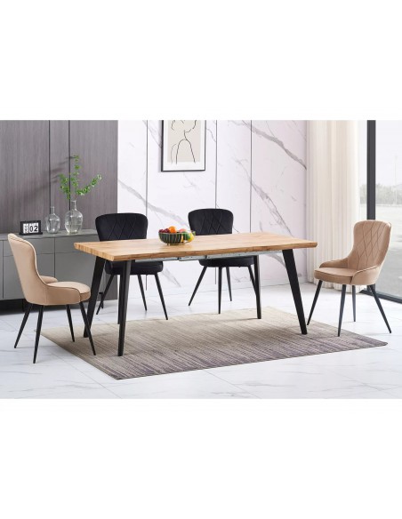 Krzesło Lotus Velvet Beżowe