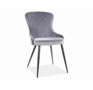 Krzesło Lotus Velvet Szare