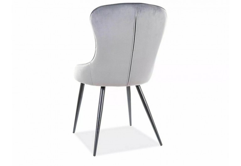 Krzesło Lotus Velvet Szare