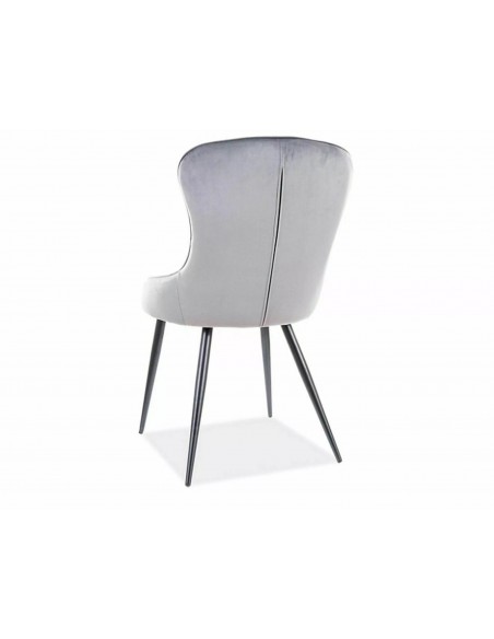 Krzesło Lotus Velvet Szare