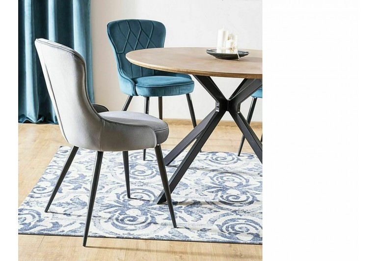 Krzesło Lotus Velvet Szare