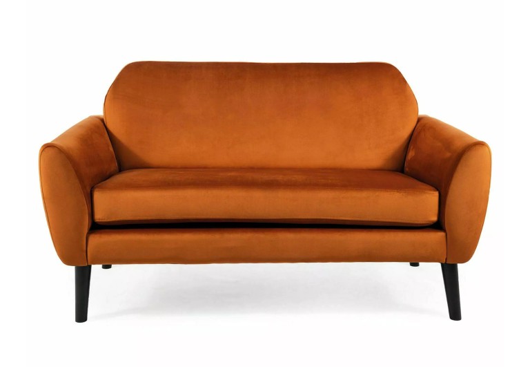 Sofa 2os Mena Velvet Cynamonowa