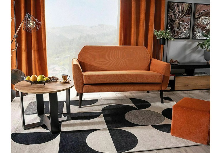 Sofa 2os Mena Velvet Cynamonowa