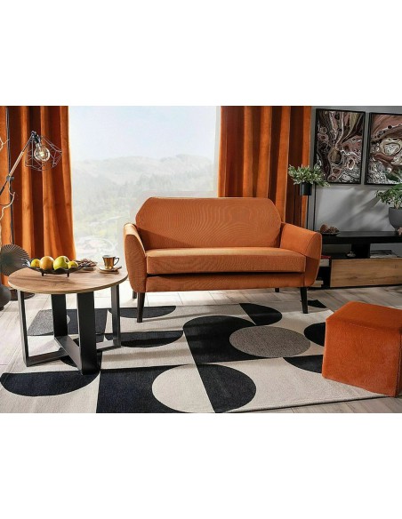 Sofa 2os Mena Velvet Cynamonowa