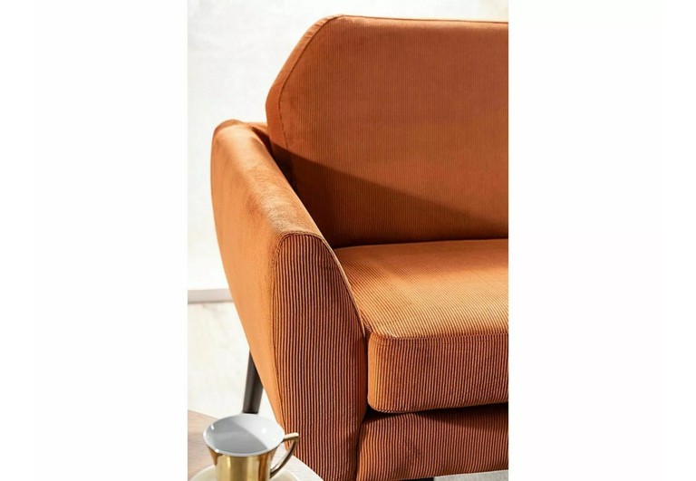 Sofa 2os Mena Velvet Cynamonowa