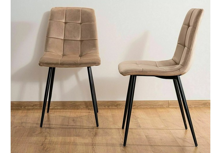 Krzesło Mila Velvet Beżowe