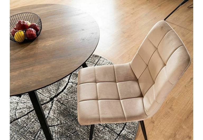 Krzesło Mila Velvet Beżowe