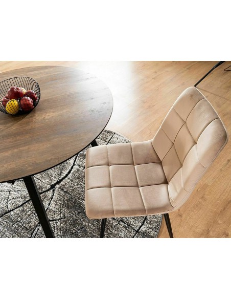 Krzesło Mila Velvet Beżowe