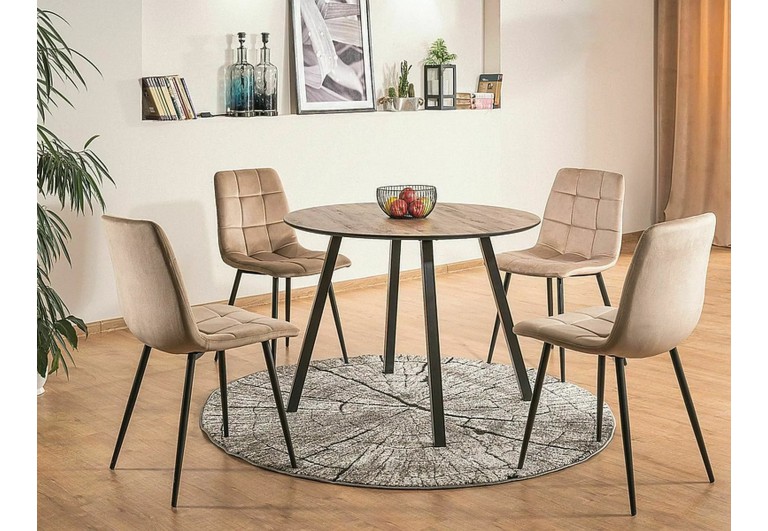 Krzesło Mila Velvet Beżowe