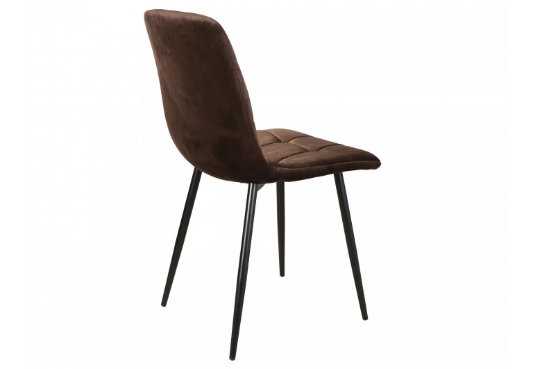 Krzesło Mila Velvet Brązowe