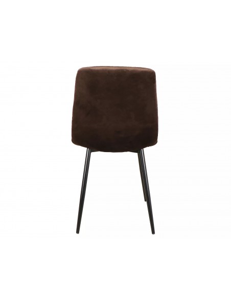 Krzesło Mila Velvet Brązowe