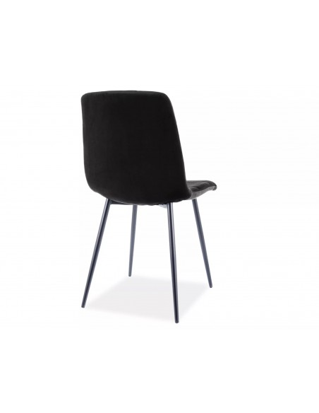 Krzesło Mila Velvet Czarne