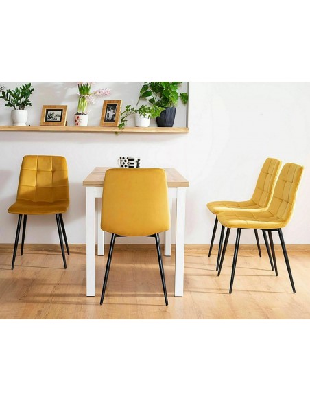 Krzesło Mila Velvet Curry