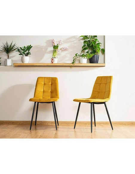 Krzesło Mila Velvet Curry