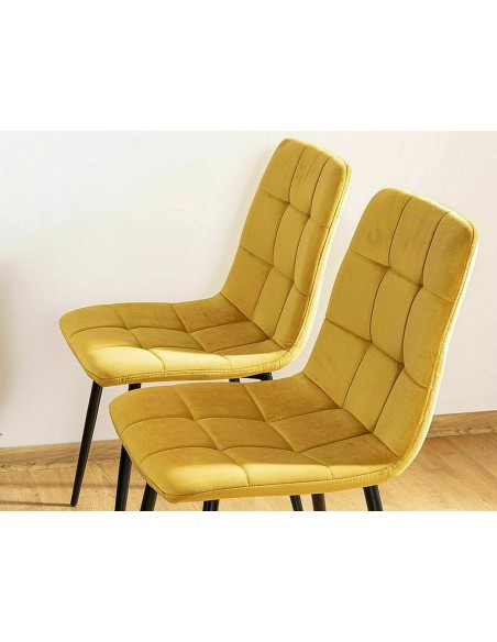 Krzesło Mila Velvet Curry