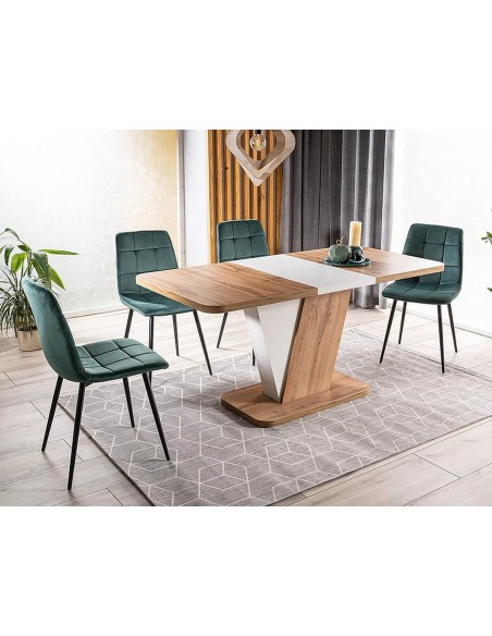 Krzesło Mila Velvet Zielony