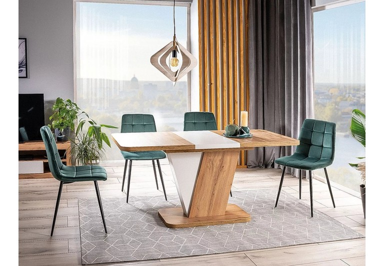 Krzesło Mila Velvet Zielony