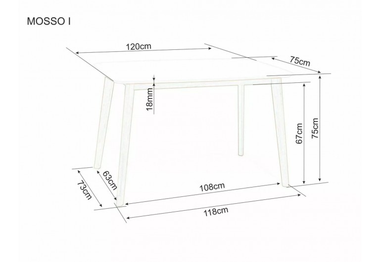 Stół 120 Mosso I