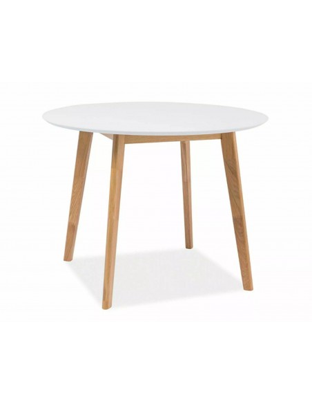 Stół okrągły 100 Mosso II Biały