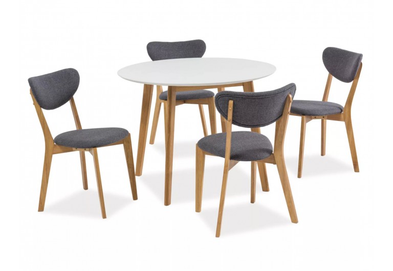 Stół okrągły 100 Mosso II Biały