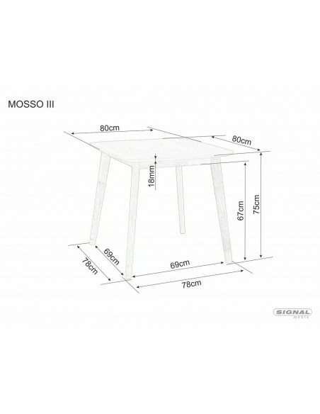 Stół Mosso III Dąb