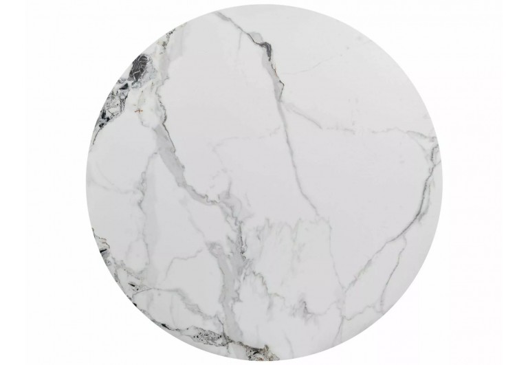 Stół okrągły 120 Murano Biały Połysk