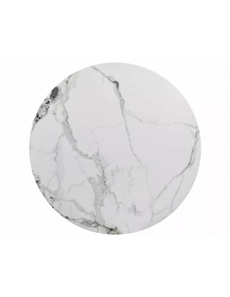 Stół okrągły 120 Murano Biały Połysk