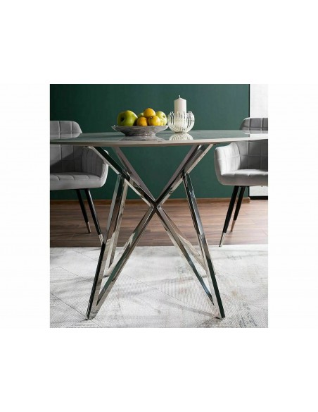 Stół okrągły 120 Murano Biały Połysk