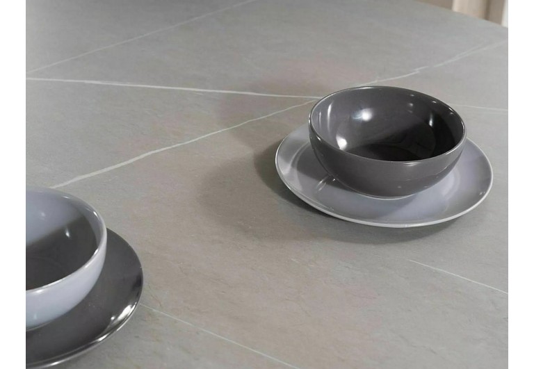 Stół okrągły 120 Murano Szary Mat