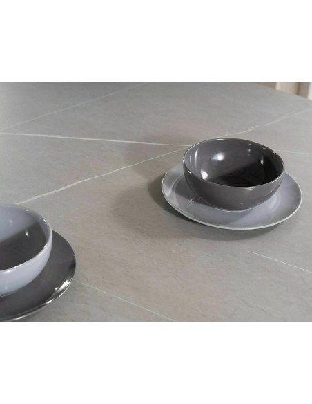 Stół okrągły 120 Murano Szary Mat