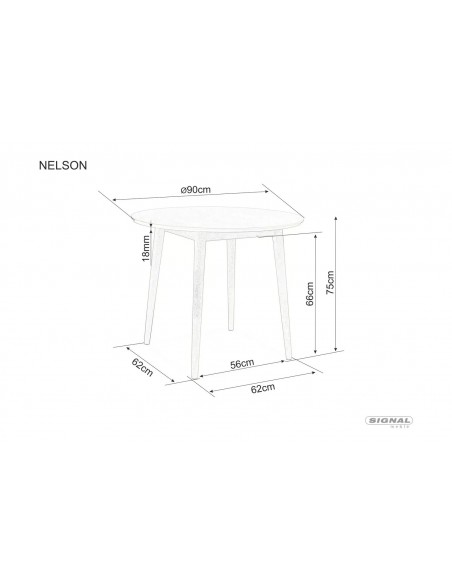 Stół okrągły Nelson