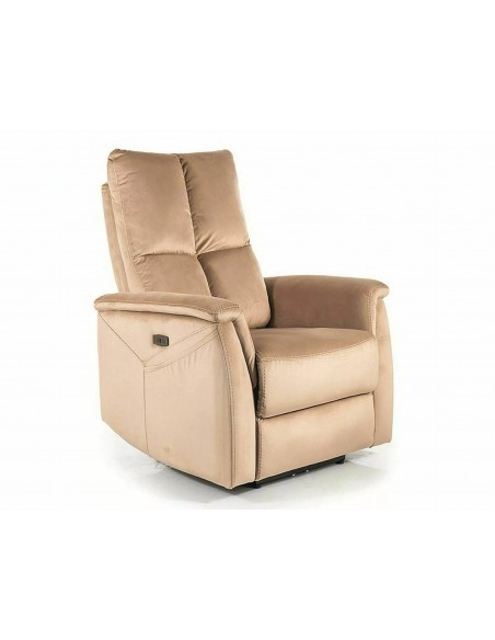 Fotel rozkładany Neptun z funkcją masażu Beżowy