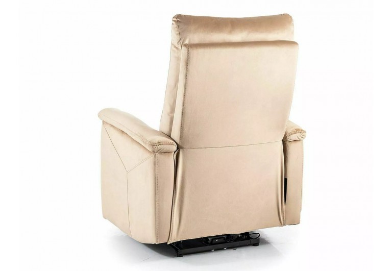 Fotel rozkładany Neptun z funkcją masażu Beżowy