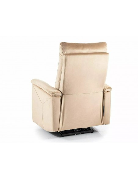 Fotel rozkładany Neptun z funkcją masażu Beżowy
