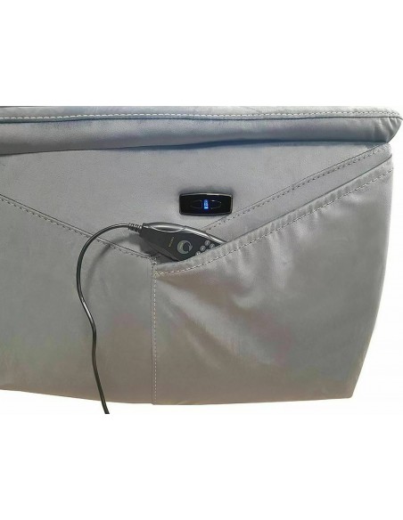 Fotel rozkładany Neptun z funkcją masażu Beżowy