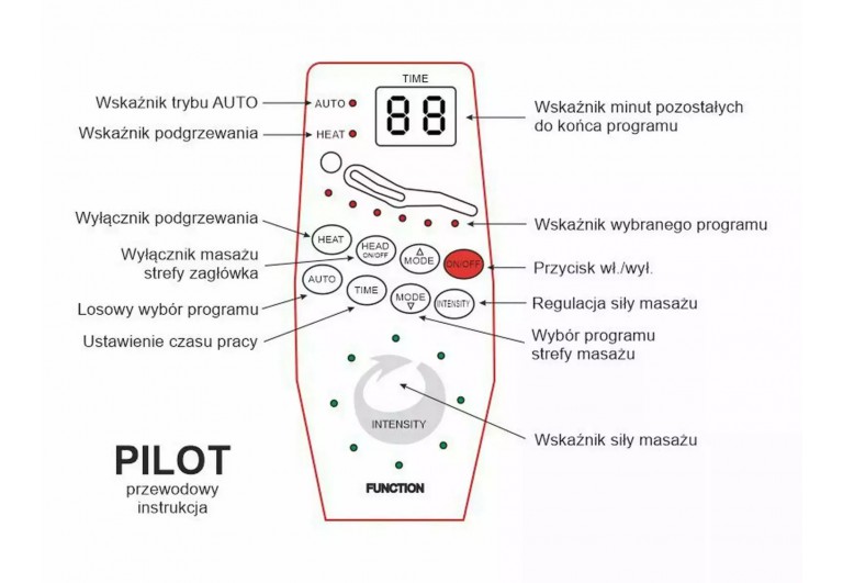 Fotel rozkładany Neptun z funkcją masażu Beżowy