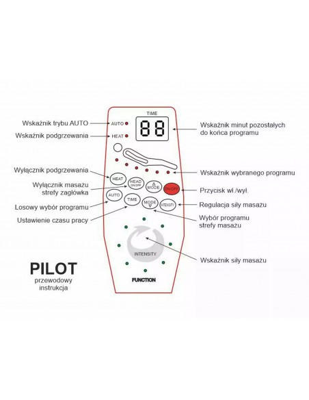 Fotel rozkładany Neptun z funkcją masażu Beżowy