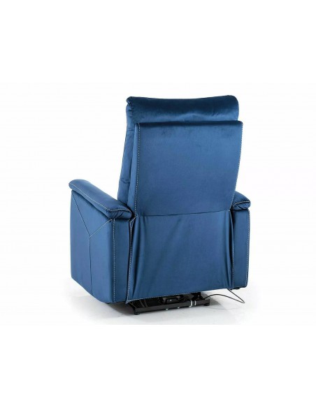 Fotel rozkładany Neptun z funkcją masażu Granatowy