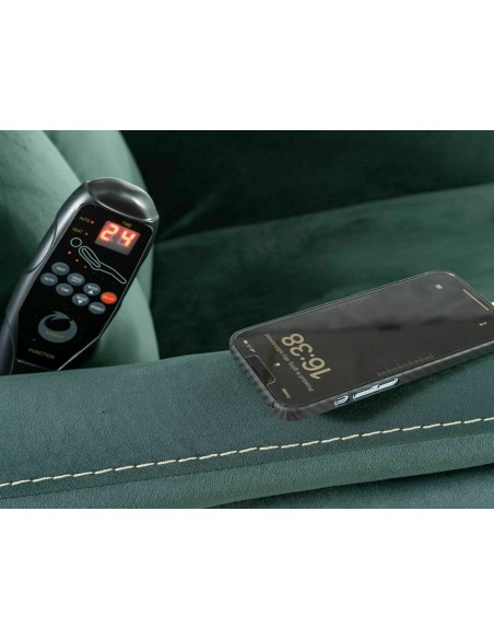 Fotel rozkładany Neptun z funkcją masażu Granatowy