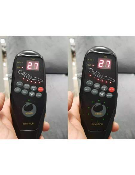 Fotel rozkładany Neptun z funkcją masażu Granatowy