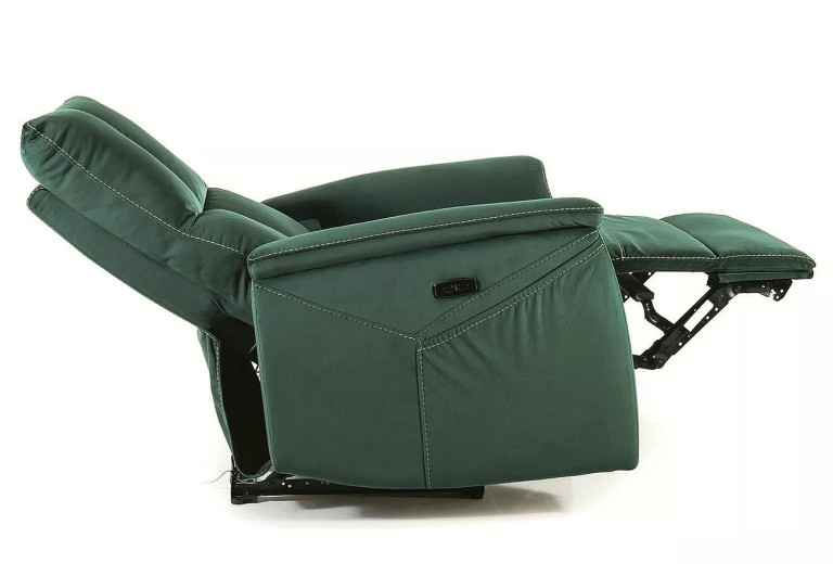 Fotel rozkładany Neptun z funkcją masażu Zielony