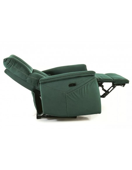 Fotel rozkładany Neptun z funkcją masażu Zielony