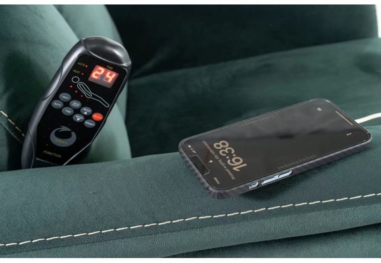 Fotel rozkładany Neptun z funkcją masażu Zielony